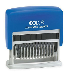 Нумератор 13-и раз. высота шрифта 3,8мм S120/13 (аналог 48313)Colop