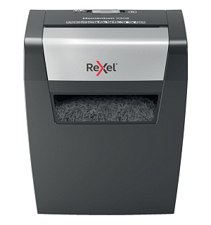 Уничтожитель (шредер) REXEL MOMENTUM X308, 3 уровень секретности, фрагменты 5х42 мм, 8 листов, 15 л, 2104570EU