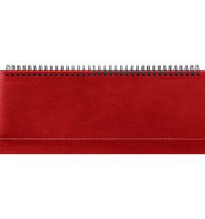 Планинг недатированный, 330*130мм, 56л., кожзам, OfficeSpace "Winner", красный