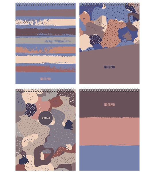 Блокнот А5 60л. на гребне BG "Ceramic style"