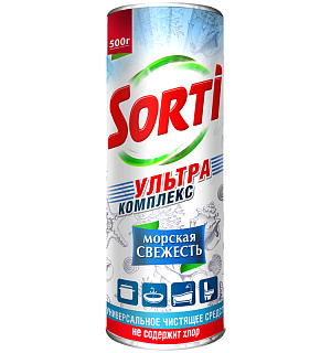 Средство чистящее Sorti "Морская свежесть", порошок, 500г