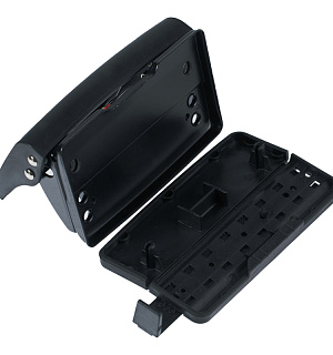 Дырокол Berlingo "Office Soft" 10л., пластиковый, красный, с линейкой