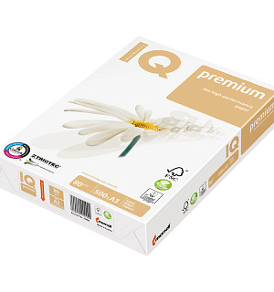 Бумага IQ "Premium" А3, 80г/м2, 500л., 172%