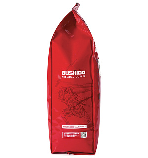 Кофе в зернах BUSHIDO "Red Katana", натуральный, 1000 г, 100% арабика, вакуумная упаковка, BU10004007