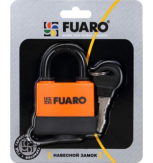 Замок навесной Fuaro PL-3650, 50 мм, 3 английских ключа