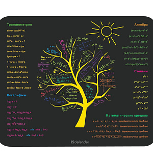 Коврик для мыши Defender School 240*190*0,4мм, ассорти 5 видов