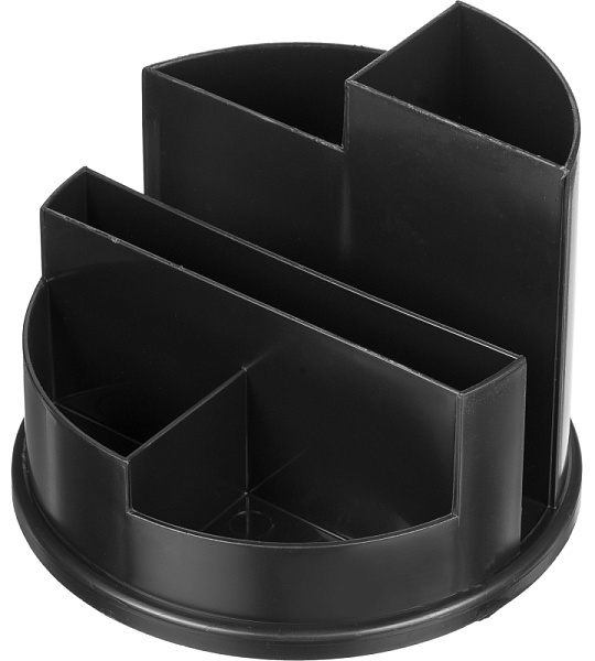 Подставка-органайзер д/канц.мелочей Attache Line 6 отд черный 140х140х105мм