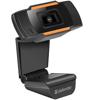Веб-камера Defender G-lens 2579, 2 МП, 1280*720, встроенный микрофон, черный