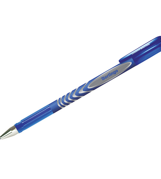Ручка гелевая Berlingo "G-Line" синяя, 0,5мм, игольчатый стержень