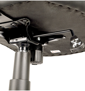 Кресло игровое Helmi HL-S07 "Boost", экокожа/ткань черная/синяя