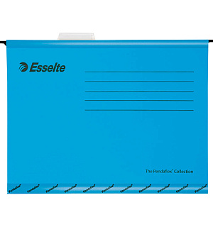Подвесная папка Esselte "Pendaflex Plus Foolscap", 240*412мм, картон, 210г/м2, синяя
