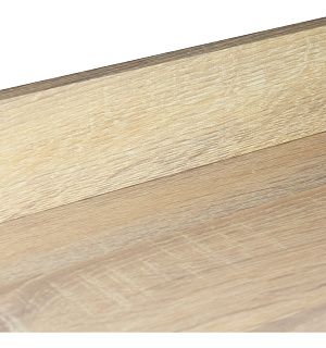 Стеллаж на металлокаркасе BRABIX "LOFT SH-003", 600х350х1500 мм, 5 полок, цвет дуб натуральный, 641236