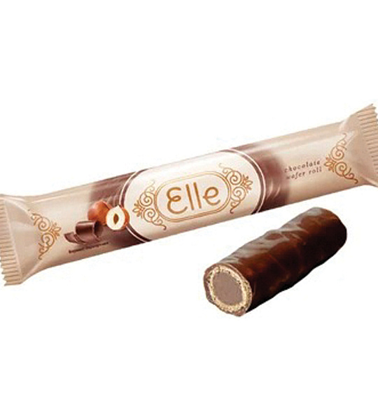 Конфеты шоколадные ELLE с шоколадно-ореховой начинкой, 1,5 кг, картонная упаковка, ВК123