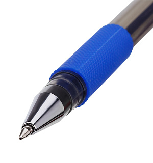 Ручка гелевая OfficeSpace "TC-Grip" синяя, 0,5мм, грип