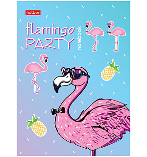 Блокнот А6 24л. на скрепке Hatber "Милые создания"