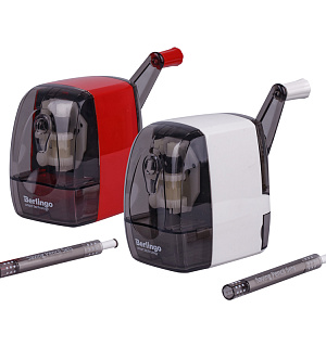 Точилка механическая Berlingo "Smart Technology", цвета в асс., пласт. корпус, инд. упаковка