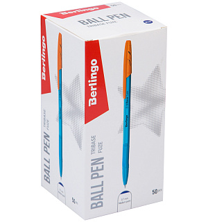 Ручка шариковая Berlingo "Tribase Fuze" синяя, 0,7мм