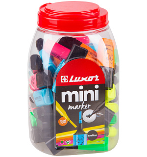 Текстовыделитель Luxor "Eyeliter" ассорти, 1-4,5мм