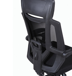 Кресло офисное BRABIX "Nexus ER-401", с подголовником, черное, 531835