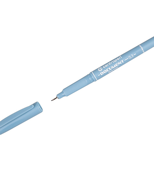 Ручка капиллярная Centropen "Document 2631" черная, 0,3мм