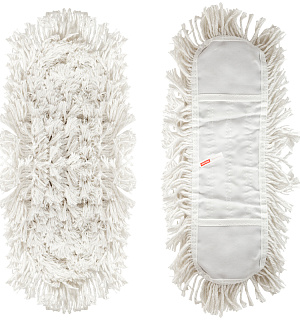 Швабра-рамка OfficeClean Professional, телеск.ручка из нерж. стали 125см, насадка МОП хлопок 40см