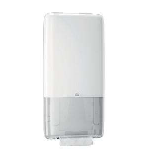 Диспенсер для полотенец листовых Tork "PeakServe"(H5), пластик, механический, белый, непрерывная под 552500 (ПОД ЗАКАЗ)