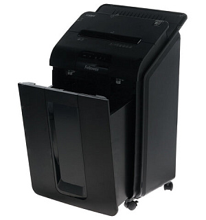 Уничтожитель (шредер) с автоподачей FELLOWES AUTOMAX 100M, 4 уровень секретности, 4x10 мм, 23 л, FS-46292