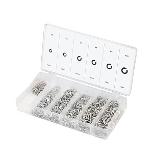 Набор гроверов "СИБРТЕХ", D 3, 4, 5, 6, 8, 10 мм, 1200 предметов