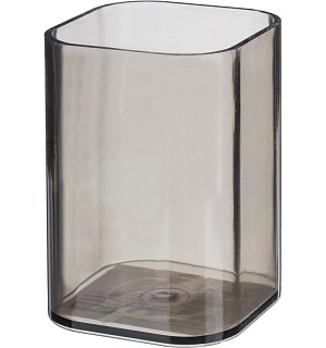 Подставка-стакан для канцелярских принадлежностей Attache office прозр черн