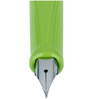 Ручка перьевая Schneider "Voyage", 1 картридж, грип, зеленый корпус
