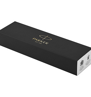Ручка-роллер Parker "Jotter Stainless Steel GT" черная, 0,8мм, подарочная упаковка