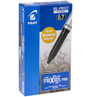 Ручка гелевая стираемая Pilot "Frixion PRO" синяя, 0,7мм