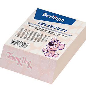 Блок для записи декоративный на склейке Berlingo 9*11*3см "Kids Series", 5 дизайнов в ассортименте