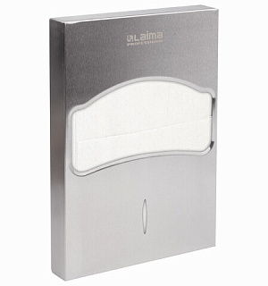 Диспенсер для покрытий на унитаз LAIMA PROFESSIONAL INOX, 1/4 сложения, нержавеющая сталь, матовый, 605704