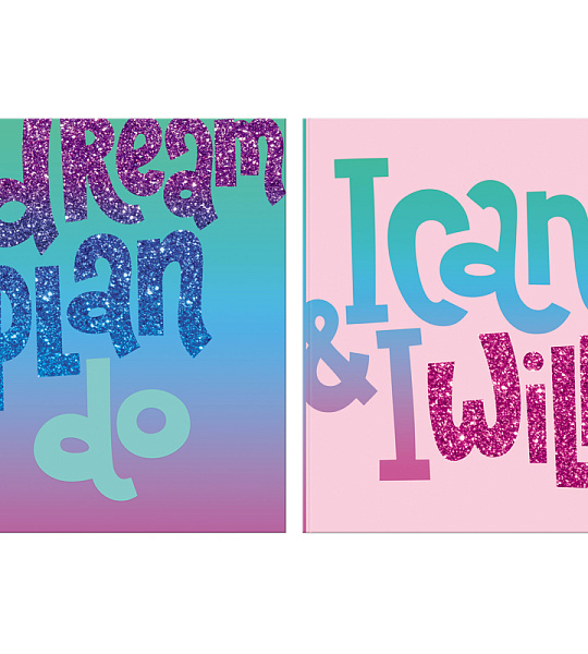 Бизнес-блокнот А5, 64л., ЛАЙТ, BG "Блестящие планы", глянцевая ламинация