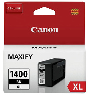 Картридж струйный CANON (PGI-1400XLВК) МВ2040/МВ2340, черный, оригинальный, ресурс 1200 стр., 9185B001