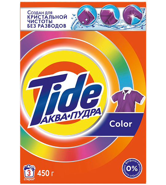Порошок для машинной стирки Tide "Color", 450г