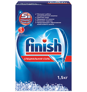 Соль от накипи для посудомоечных машин 1,5 кг FINISH, 3012703