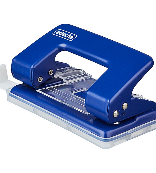 Дырокол ATTACHE 6304 до 12л. с лин, металл., синий