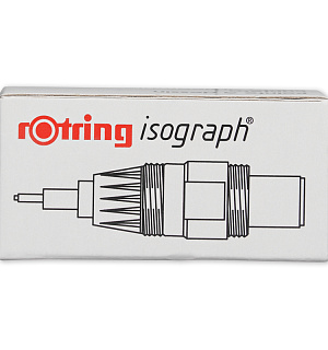 Пишущий элемент для изографа Rotring 0,18мм, картон. упаковка