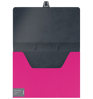 Папка-портфель 1 отделение Berlingo "Color Zone" A4, 330*230*35мм, 1000мкм, розовая