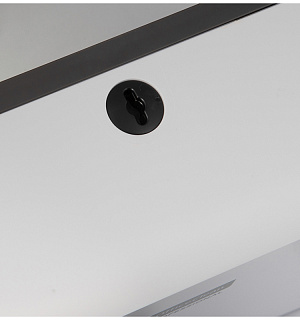 Диспенсер для полотенец листовых OfficeClean Professional (V-сл.), ABS-пластик, механич., белый