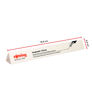 Изограф Rotring 1,0мм, пластиковый корпус