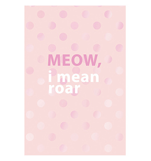 Записная книжка А5 80л. BG "Мяу-мяу", матовая ламинация, блок в точку