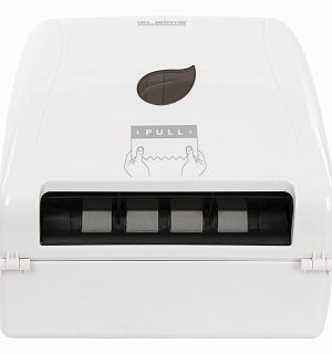 Диспенсер для полотенец в рулонах LAIMA PROFESSIONAL ECO (Система Н1), механический, белый, ABS-пластик, 606550