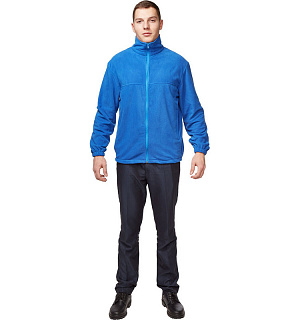 Спец.одежда летняя Толстовка флис (260 гр.) син.(XL)