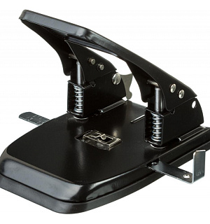 Дырокол Attache Economy до 30 листов, с линейкой, цвет черный