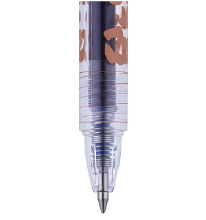 Ручка гелевая стираемая автоматическая MESHU "Cute Paws" синяя, 0,5мм, корпус ассорти