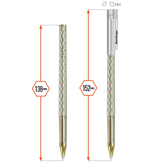 Ручка гелевая Berlingo "Moonlight" черная, 0,5мм, корпус ассорти