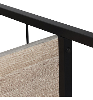 Стеллаж на металлокаркасе BRABIX "LOFT SH-003", 600х350х1500 мм, 5 полок, цвет дуб антик, 641235
